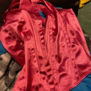 lava pink corset crop top